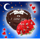 Midnight-50-red-roses-and-heart-cake